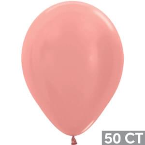 11" METALLIC ROSE GOLD 50 CT