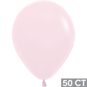 11" PASTEL MATTE PINK 50 CT