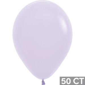 11" PASTEL MATTE LILAC 50 CT