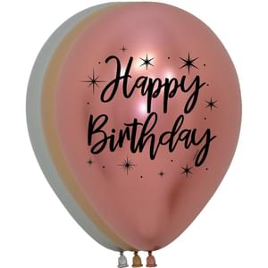 11" HAPPY BIRTHDAY REFLEX DELUXE