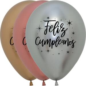 11" FELIZ CUMPLEANOS RADIANT DELUXE