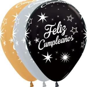 11" FELIZ CUMPLEANOS SPARKLES