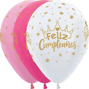 11" FELIZ CUMPLEANOS CROWNS