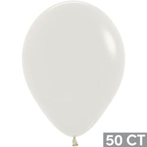 11" PASTEL DUSK CREAM 50 CT