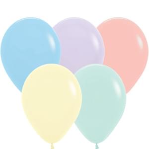 11" PASTEL MATTE ASSORTED-MELON - 100 CT