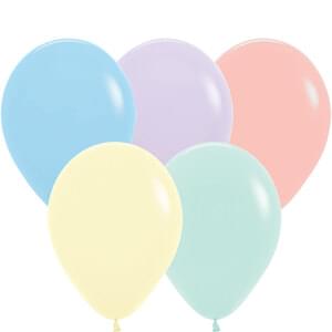 11" PASTEL MATTE ASSORTMENT-MELON - 25 CT