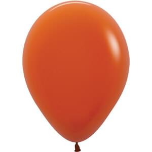 11" DELUXE SUNSET ORANGE - 25 CT
