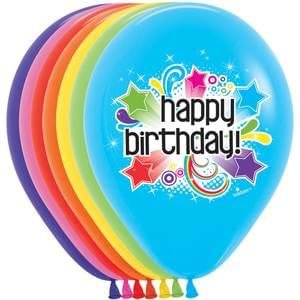 11" STARBURST BIRTHDAY