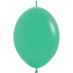 12" FASHION GREEN LINK-O-LOON - 50 CT