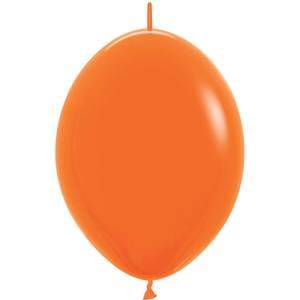 12" FASHION ORANGE LINK-O-LOON - 50 CT