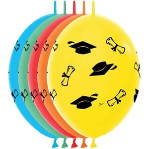 12" GRAD CAPS LINK-O-LOON