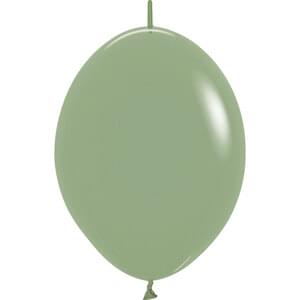 6" DELUXE EUCALYPTUS LINK-O-LOON - 50 CT
