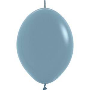 12" PASTEL DUSK BLUE LINK-O-LOON - 50 CT