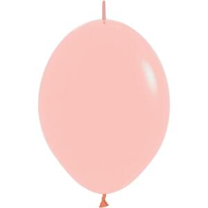 12" PASTEL MATTE MELON LINK-O-LOON - 50 CT