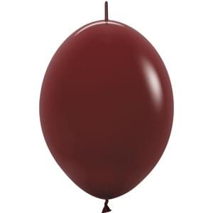 12" DELUXE MERLOT LINK-O-LOON - 50 CT
