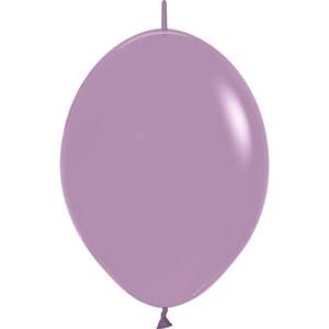 6" PASTEL DUSK LAVENDER LINK-O-LOON - 50 CT