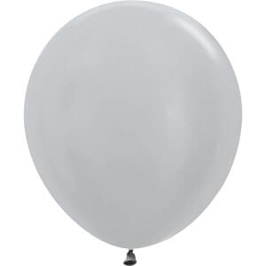 18" METALLIC SILVER - 25 CT