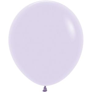 18" PASTEL MATTE LILAC - 25 CT