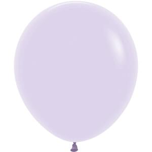 18" PASTEL MATTE LILAC - 6 CT