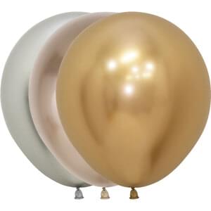 18" REFLEX GOLDEN LUXURY ASSORTMENT  - 15 CT