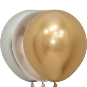 18" REFLEX GOLDEN LUXURY ASSORTMENT - 6 CT