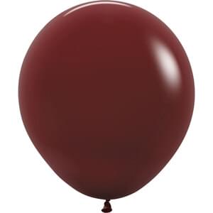 18" DELUXE MERLOT  - 25 CT