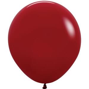 18" DELUXE IMPERIAL RED - 25 CT