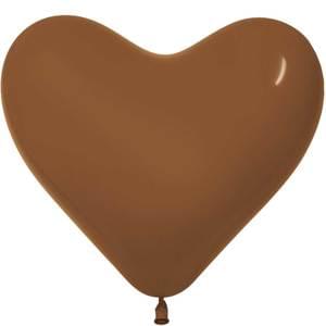 6" DELUXE CARAMEL HEART - 100 CT