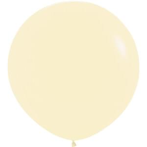 3' PASTEL MATTE YELLOW - 10 CT