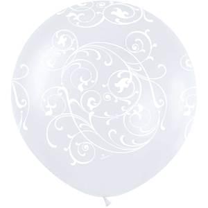 3' FILIGREE PEARL WHITE AROUND