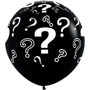 3' GENDER REVEAL QUESTION MARK