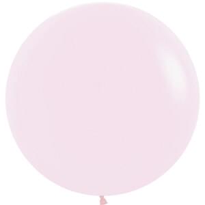 24" PASTEL MATTE PINK - 3 CT