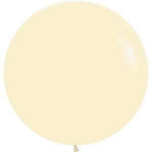 24" PASTEL MATTE YELLOW - 10 CT