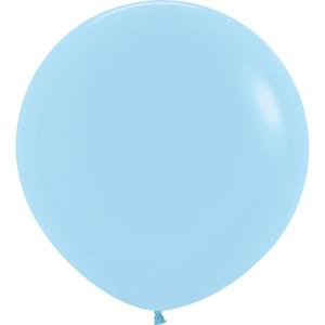 24" PASTEL MATTE BLUE - 10 CT