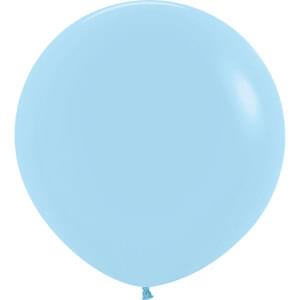 24" PASTEL MATTE BLUE - 3 CT