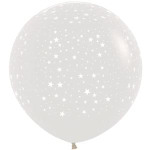 24" STARS CRYSTAL CLEAR