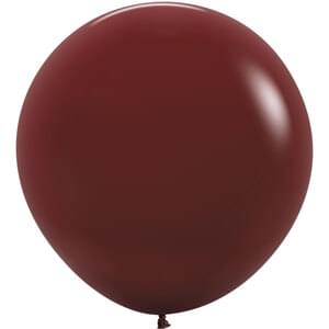 24" DELUXE MERLOT  - 10 CT