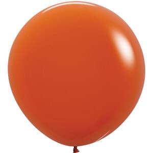 24" DELUXE SUNSET ORANGE - 3 CT