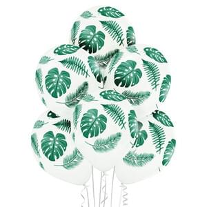 12" BELBAL TROPIC LEAVES WHITE