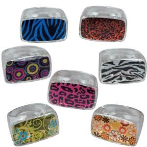 ANIMAL PRINT RINGS