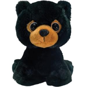 7" FLOPPY BEAN BAG BLACK BEAR 