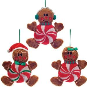 6" GINGERBREAD MAN ORNAMENTS