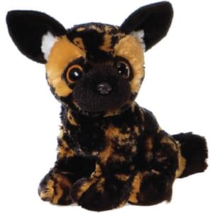 9" BIG EYE SITTING AFRICAN WILD DOG 