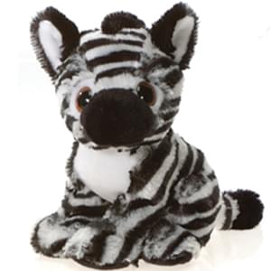 9" BIG EYE SITTING ZEBRA 