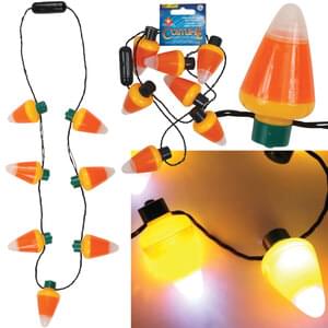 LIGHT UP CANDY CORN NECKLACE