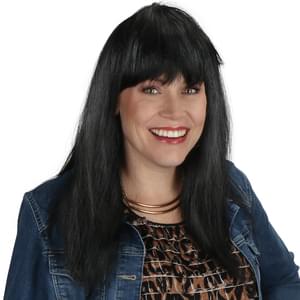 BLACK LONG STRAIGHT WIG