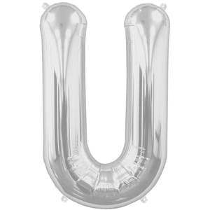 16" LETTER U SILVER