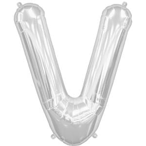 16" LETTER V SILVER