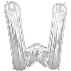 16" LETTER W SILVER