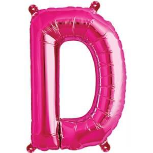16" LETTER D MAGENTA